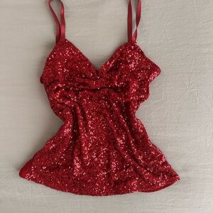 The Limited Sparkling Red Camisole